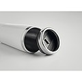 KAKADU Dvoustěnný termohrnek, nerezový s plastovým víčkem, objem 400 ml, bílá