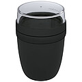Kelímkový lunchbox se 2 oddíly, tmavě šedý