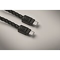 Klíčenka a kabel type-C, černá