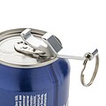 Klíčenka s otvírákem z RCS recyklovaného hliníku, stříbrná
