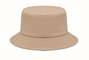 Klobouček z broušené bavlny, khaki