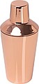 Koktejlový šejkr s měděným povrchem 500 ml, růžová