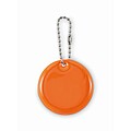 Kulatá reflexní klíčenka, fluo oranžová