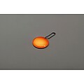 Kulatá reflexní klíčenka, fluo oranžová