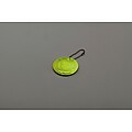 Kulatá reflexní klíčenka, fluo žlutá