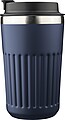 LACHOS Cestovní termohrnek z recyklované nerezové oceli, 400 ml, tmavě modrá