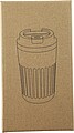 LACHOS Cestovní termohrnek z recyklované nerezové oceli, 400 ml, zelená