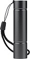 LAFISA Dobíjecí COB svítilna z recyklovaného hliníku, černá