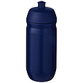 Láhev na pití 500ml, tělo je modré z pružného plastu, víčko je modré