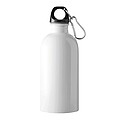 Láhev na pití z nerezové oceli 400 ml, bílá