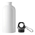 Láhev na pití z nerezové oceli 400 ml, bílá