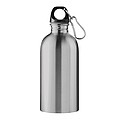 Láhev na pití z nerezové oceli 400 ml, stříbrná