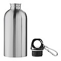 Láhev na pití z nerezové oceli 400 ml, stříbrná