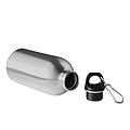 Láhev na pití z nerezové oceli 400 ml, stříbrná