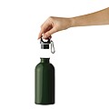 Láhev na pití z nerezové oceli 400 ml, tmavě zelená
