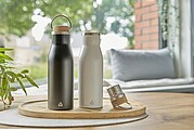 Láhev na pití z nerezové oceli, 500 ml, černá