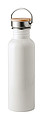 Láhev na pití z nerezové oceli, 750ml, bílá