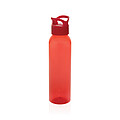 Láhev na pití z RPET, 650ml, transparentní červená