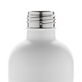 Láhev na sycené nápoje z recyklované oceli, objem 800 ml, bílá