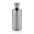 Láhev na sycené nápoje z recyklované oceli, objem 800 ml, stříbrná
