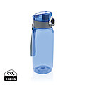 Láhev na vodu, 600ml, RPET, transparentní modrá