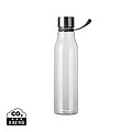 Lahev na vodu 800ml z recyklovaného plastu, transparentní