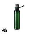 Lahev na vodu 800ml z recyklovaného plastu, zelená