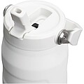 Láhev na vodu vyklápěcím brčkem 700 ml, bílá