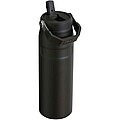Láhev na vodu vyklápěcím brčkem 700 ml, černá