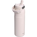 Láhev na vodu vyklápěcím brčkem 700 ml, světle růžová