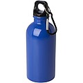 Láhev na vodu z nerezové oceli s karabinou 400ml, královská modrá