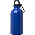 Láhev na vodu z nerezové oceli s karabinou 400ml, královská modrá