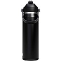 Láhev na vodu z nerezové oceli s výklopným brčkem 750ml, černá