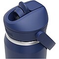 Láhev na vodu z nerezové oceli s výklopným brčkem 750ml, námořní modrá