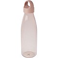 Láhev na vodu z recyklovaného plastu 800 ml, jemně růžová