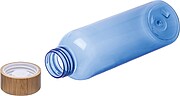 Láhev s bambusovým víčkem 500 ml, modrá
