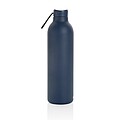 LARNAKA Vakuová termoska z recyklované nerezové oceli, 1000 ml, námořní modrá