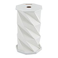 LED skládací stolní lampa, bílá