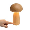 LED stolní lampa, hnědá