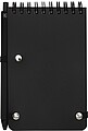 LINDAR Linkovaný blok A6 s deskami z recyklovaného plastu, černá