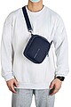 LISSORA Sportovní crossbody taška k nošení 3 způsoby, modrá