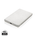 Magnetická powerbanka 5000mAh 5W z RCS hliníku, stříbrná