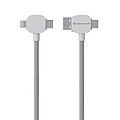 Magnetický kabel Urban Vitamin Stockton 65W z rec. TPE/PET, bílá