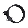 Magnetický kabel Urban Vitamin Stockton 65W z rec. TPE/PET, černá