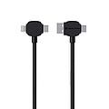 Magnetický kabel Urban Vitamin Stockton 65W z rec. TPE/PET, černá