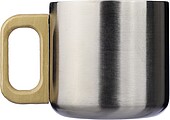 MARIAL Dvoustěnný termohrnek z nerezové oceli, 400 ml, stříbrná