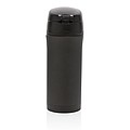 Matný kovový vakuový termohrnek, objem 300ml, černá