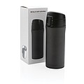Matný kovový vakuový termohrnek, objem 300ml, černá