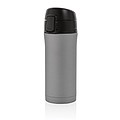 Matný kovový vakuový termohrnek, objem 300ml, šedá