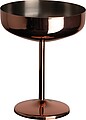 Měděná sklenice na martini 300 ml, růžová